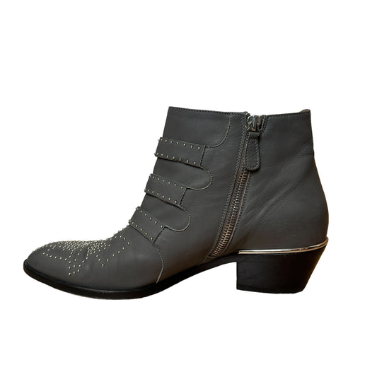 Grey & Silver Susanna Boots - 8