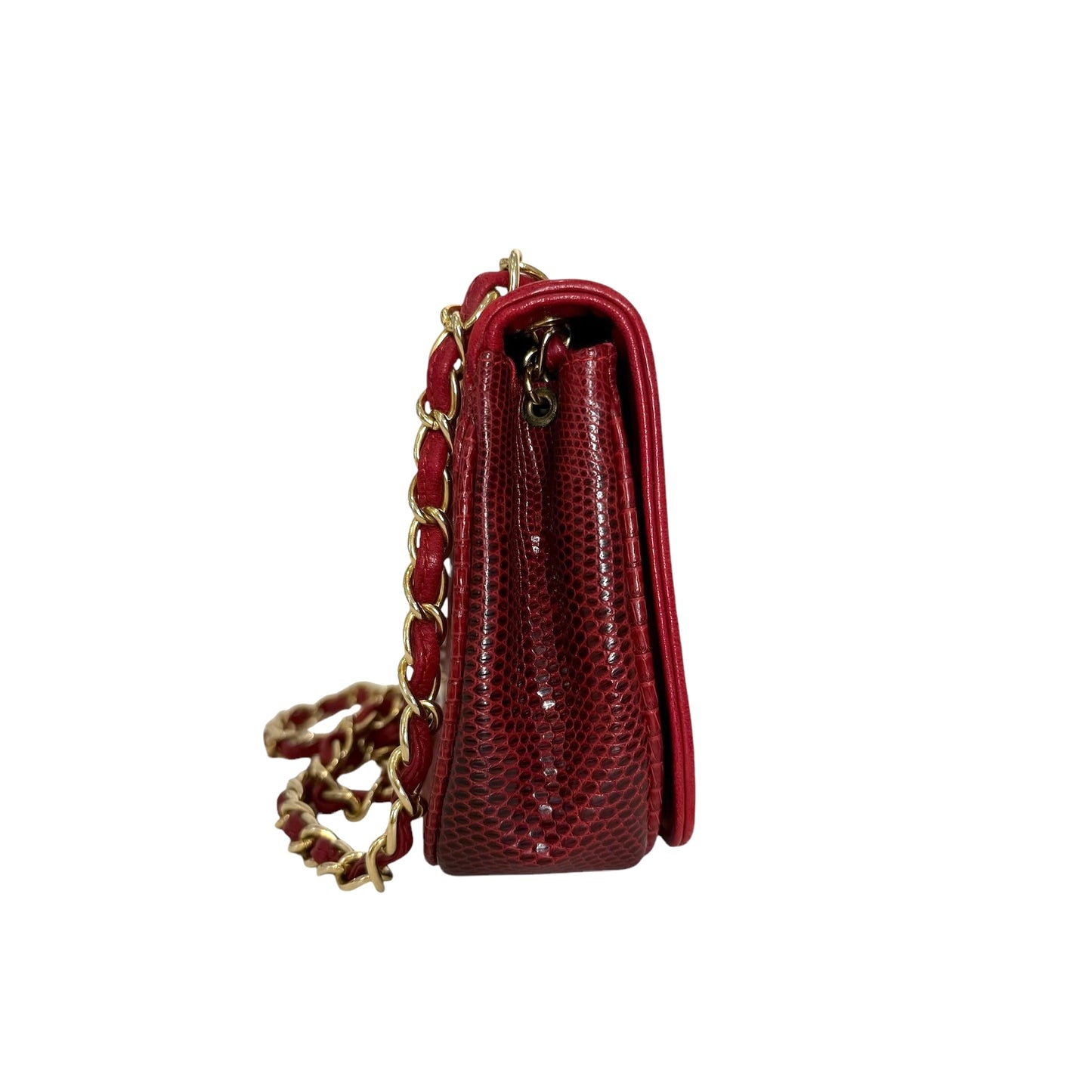 Red Lizard Vintage Bag