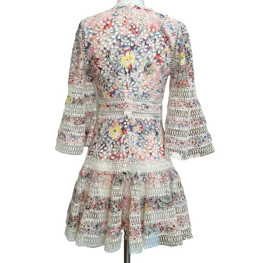 Floral & Lace Dress - 1