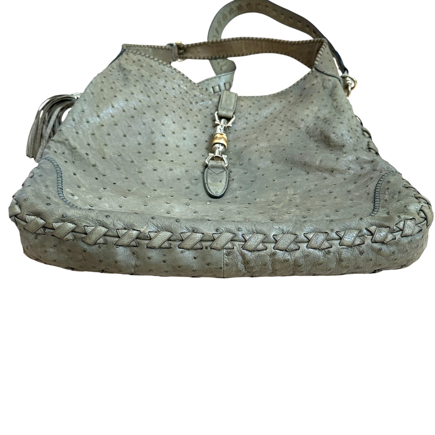 Ostrich Hobo Bag