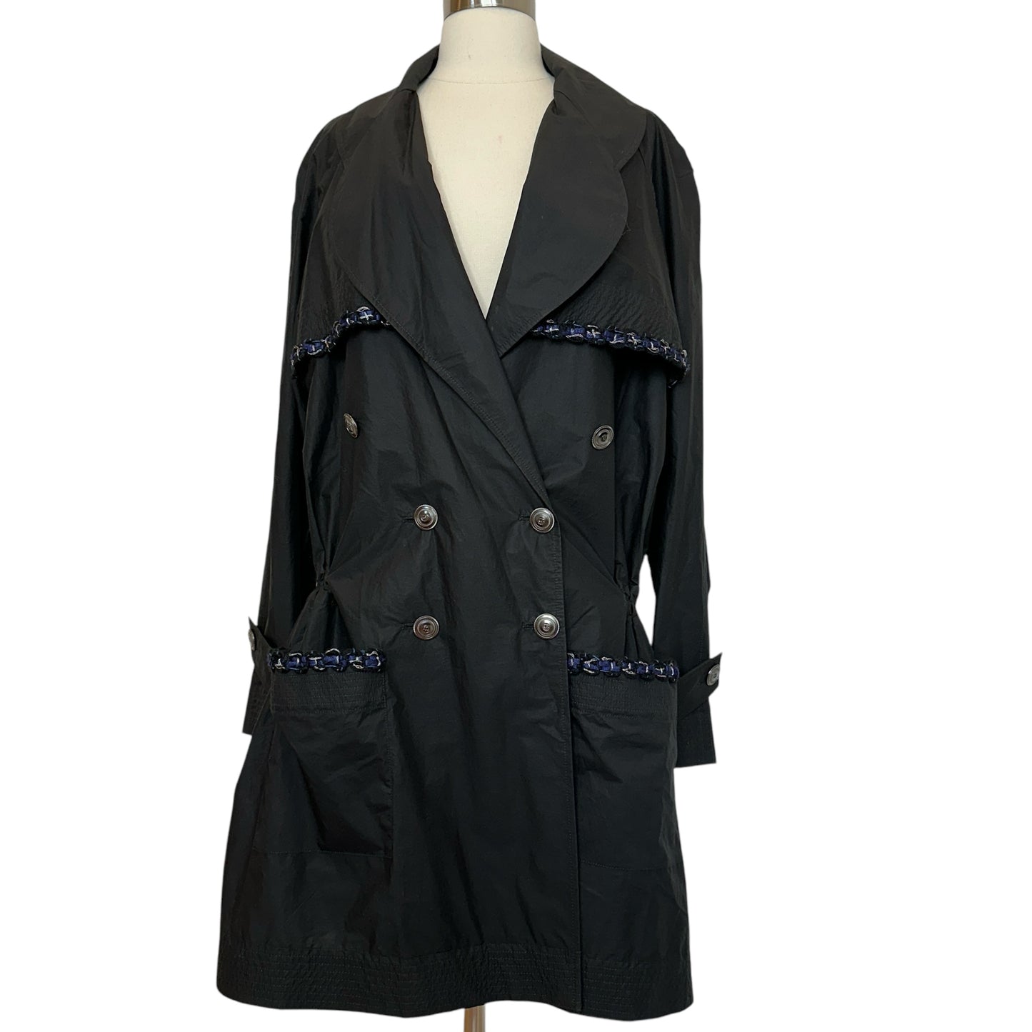 Black Rain Trench Coat - XL