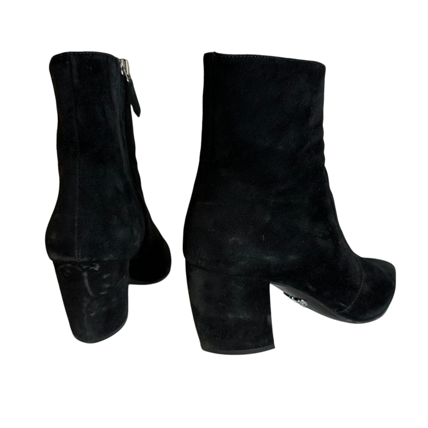 Black Suede Boots - 7