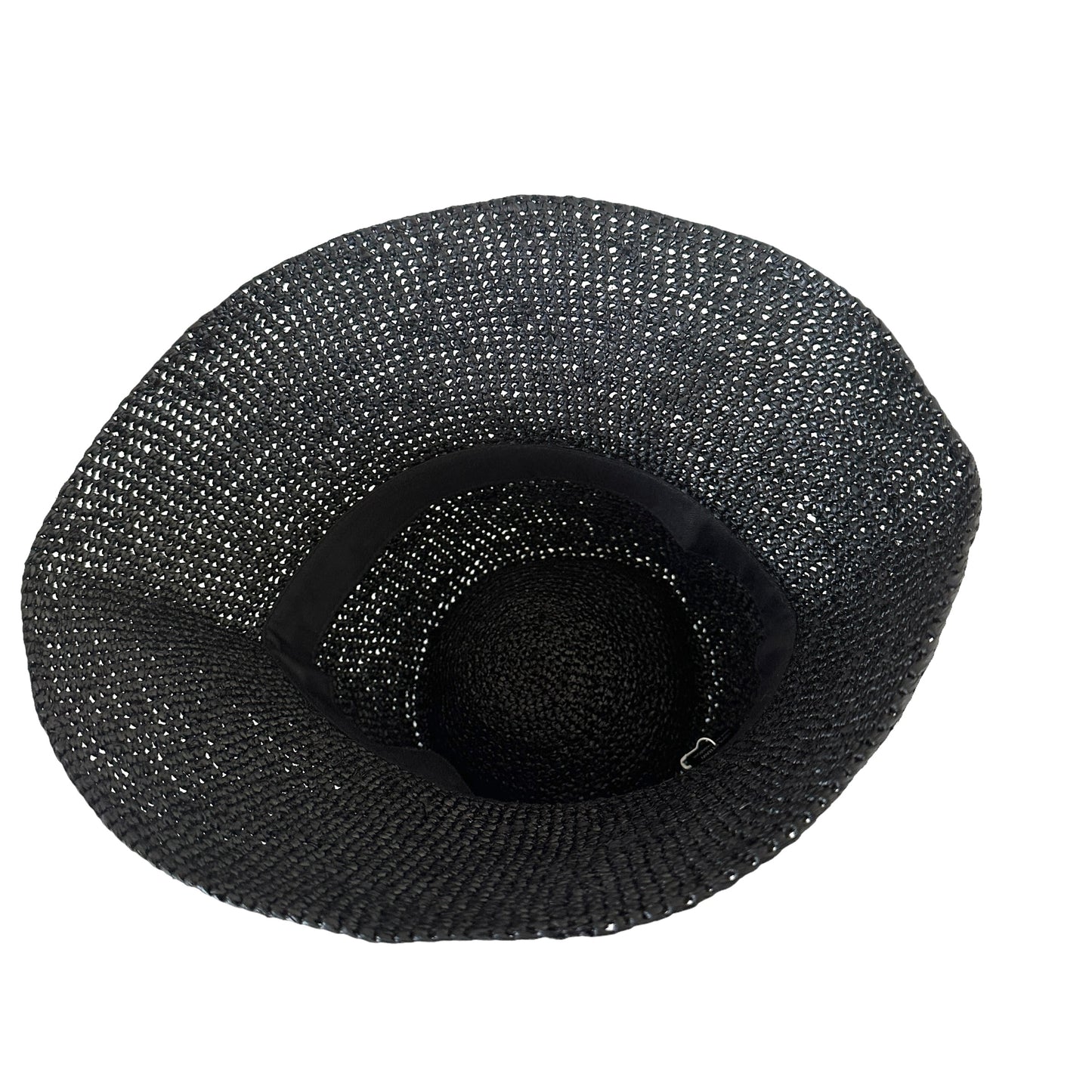 Black Straw Hat - S