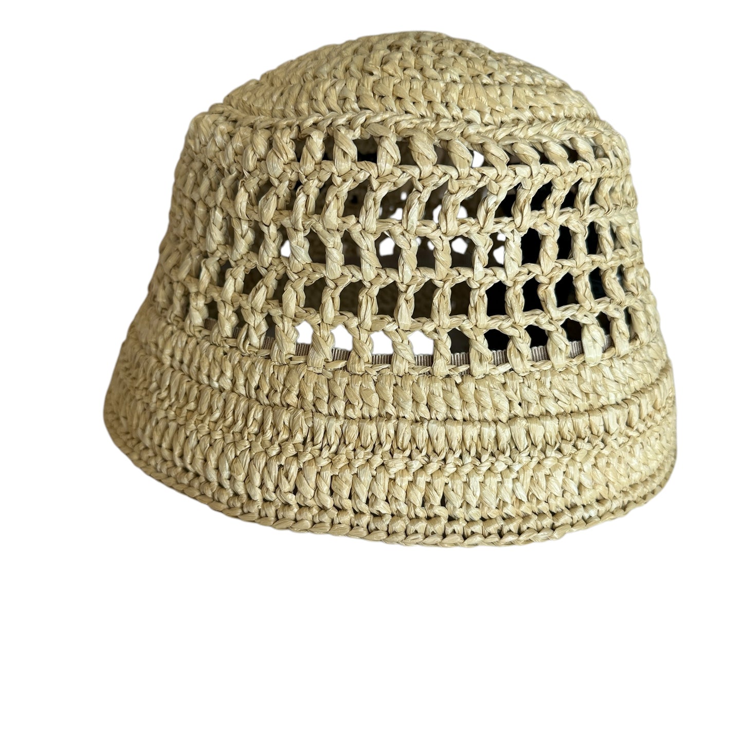 Logo Raffia Bucket Hat - S