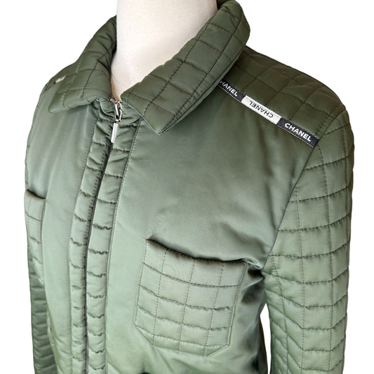Vintage Kaki Logo Jacket - S