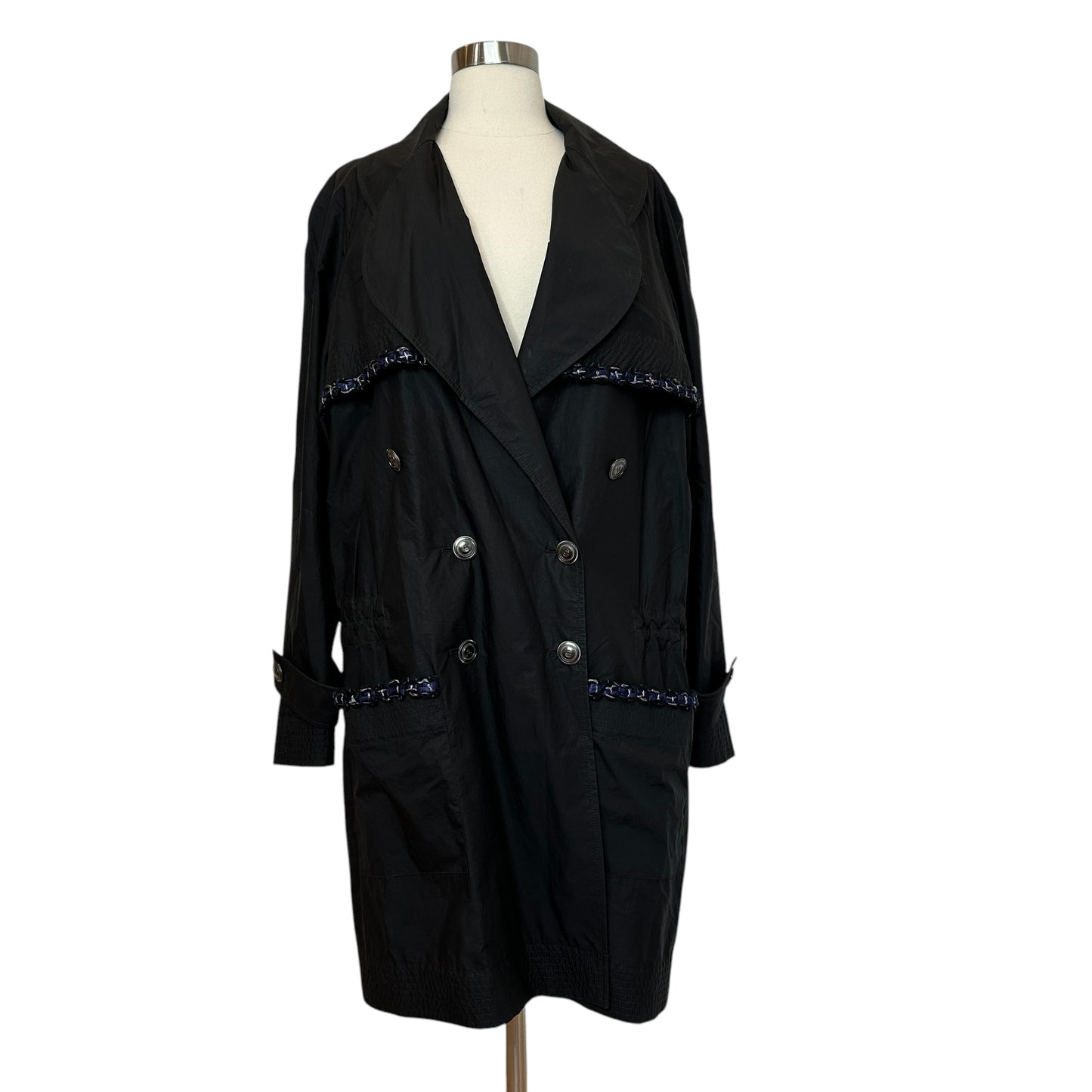 Black Rain Trench Coat - XL