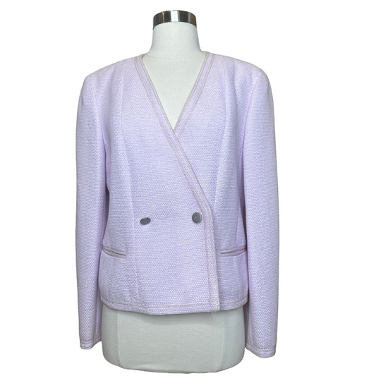 Pink & Iridescent Tweed Blazer - M/L