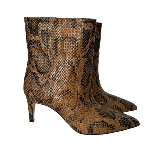 Python Brown Boots - 7.5