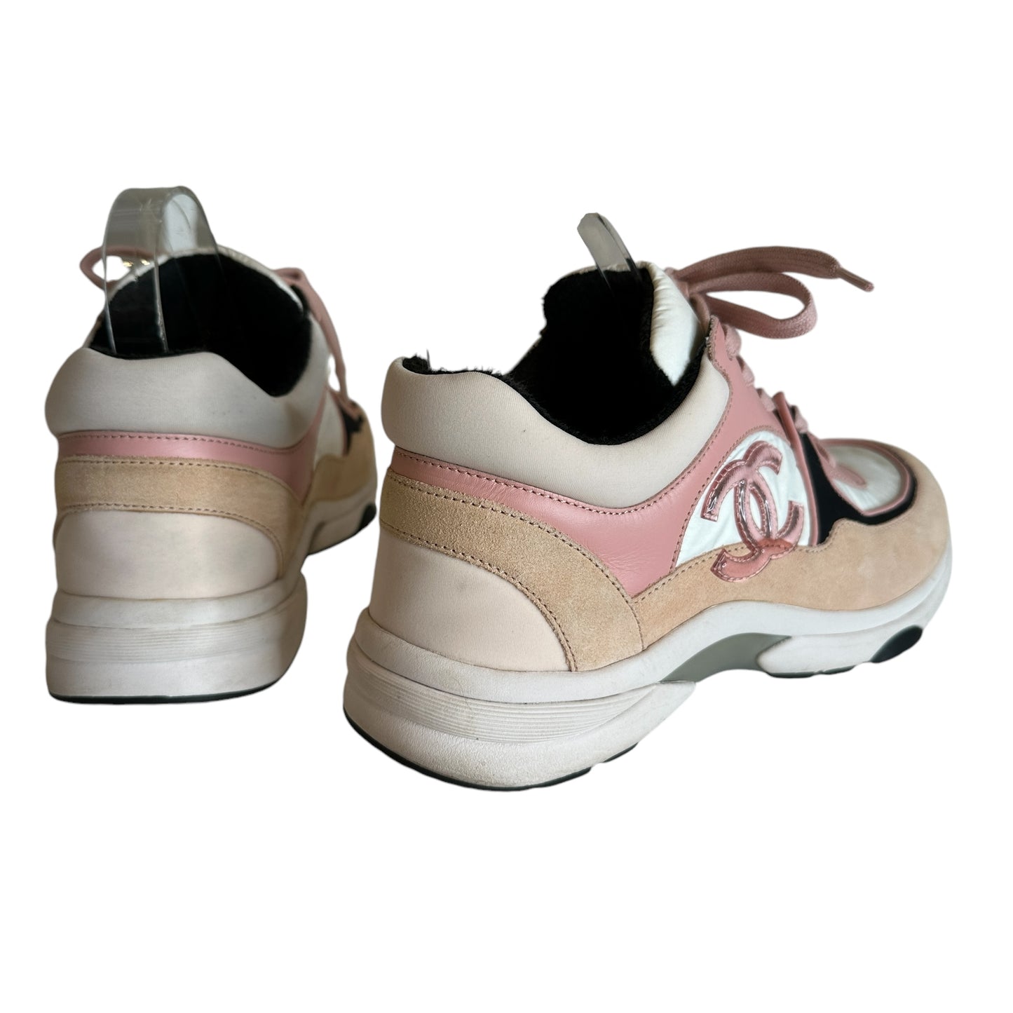 Pink Logo Sneakers - 8