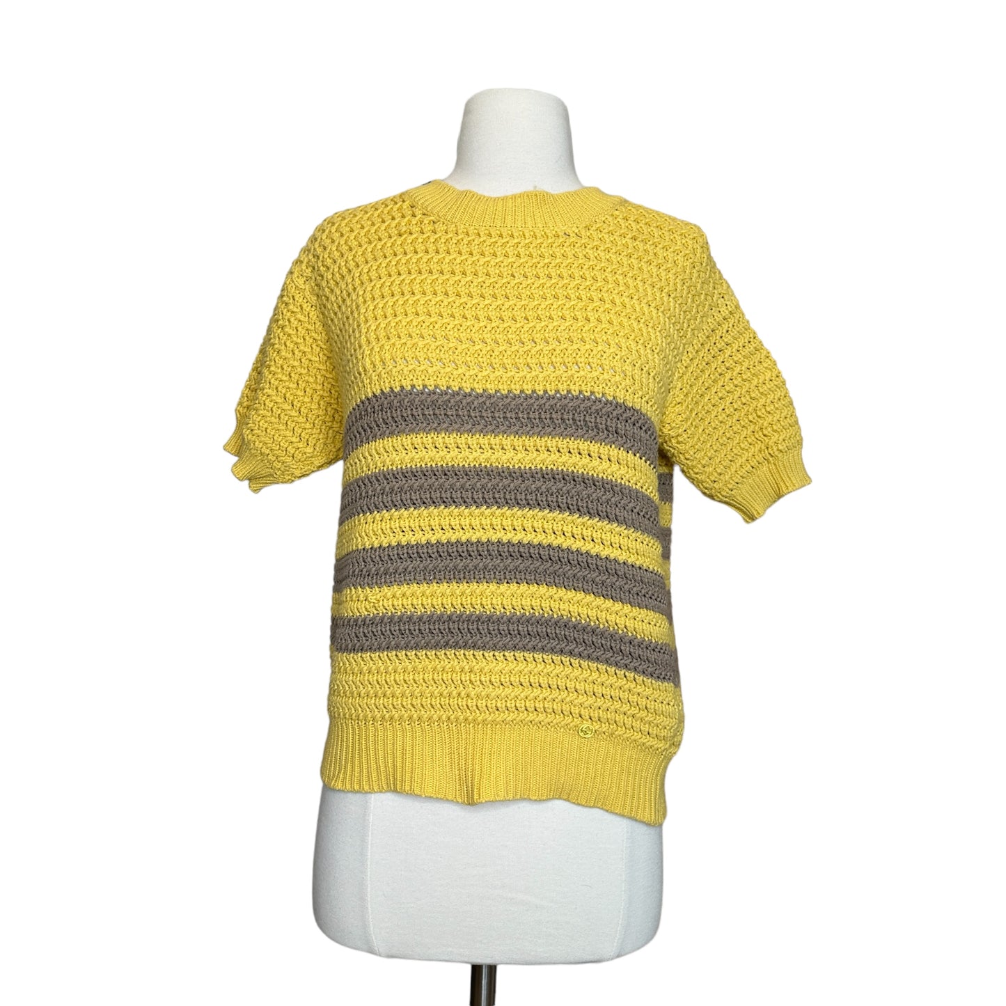 Yellow Knit Top - S