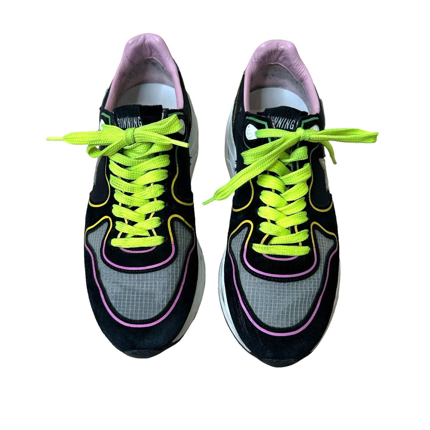 Black and Multicolor Sneakers - 9