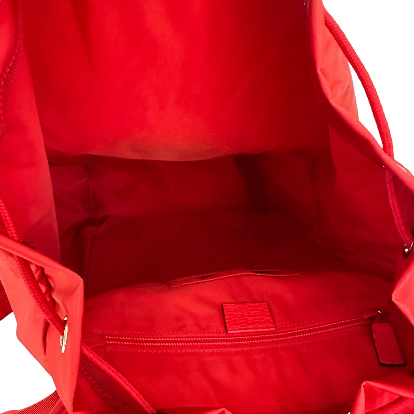 Red Monogram Nylon Backpack