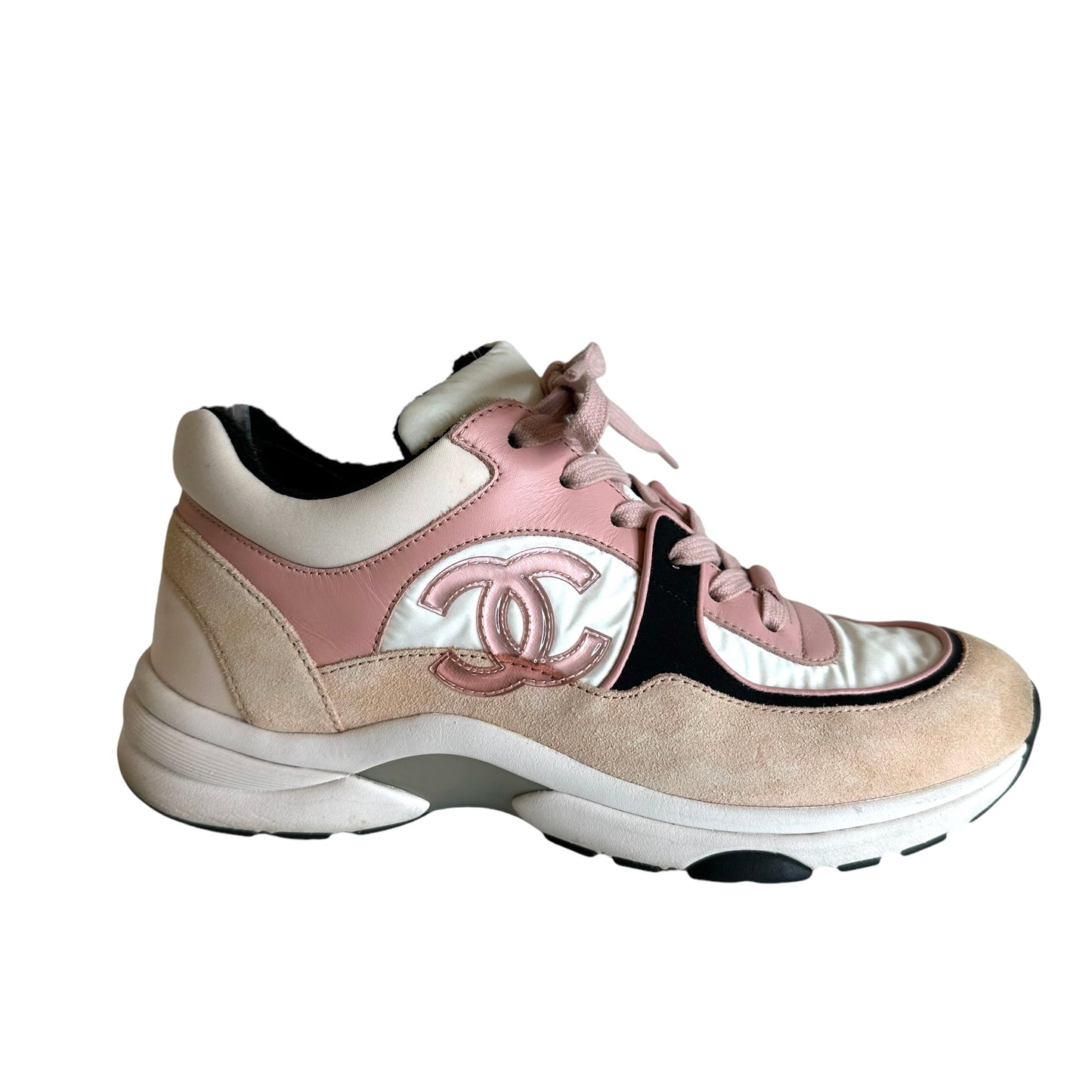 Pink Logo Sneakers - 8