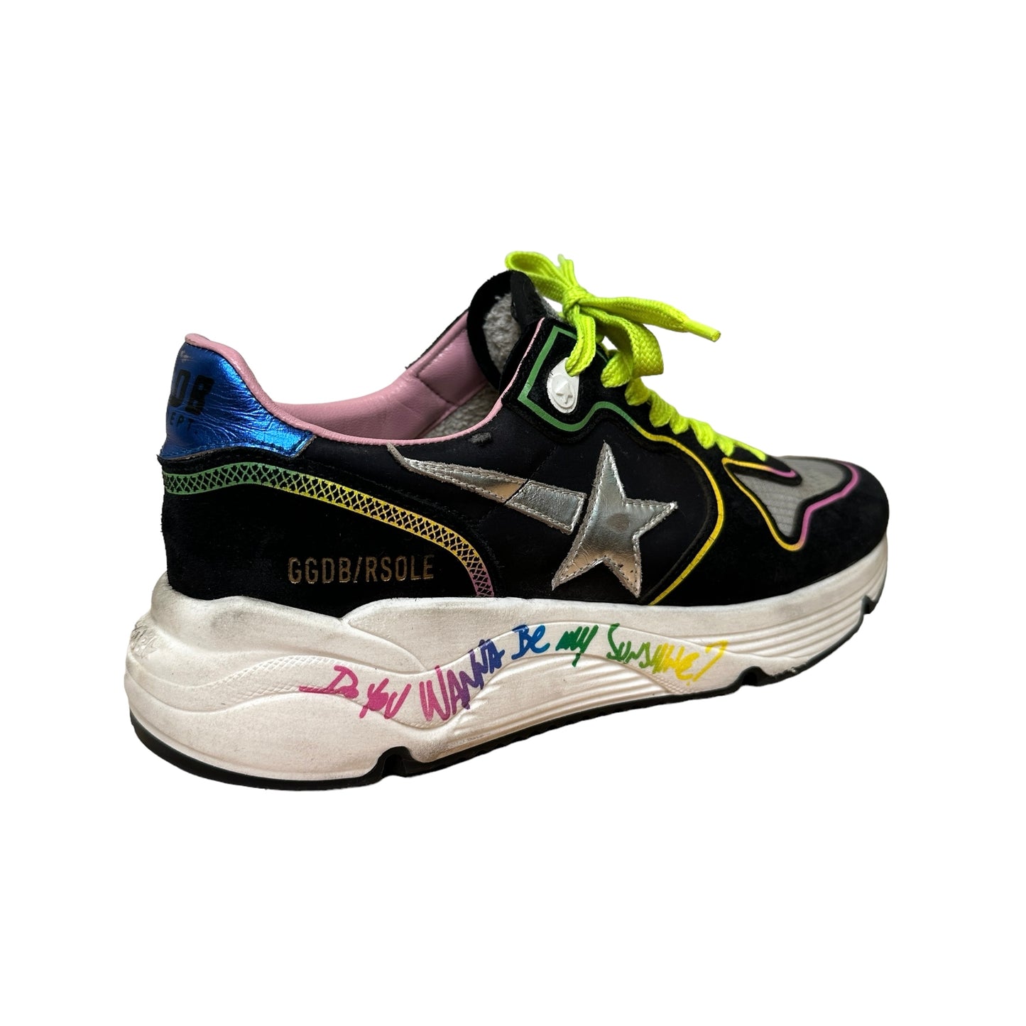 Black and Multicolor Sneakers - 9