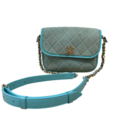 Chanel Denim Crossbody Bag