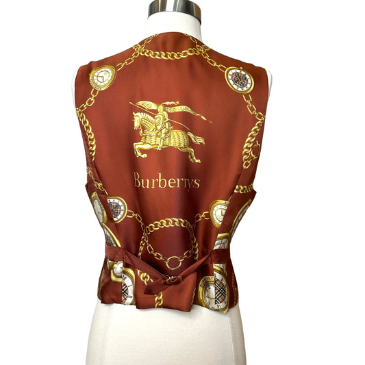 Vintage Silk Vest - M