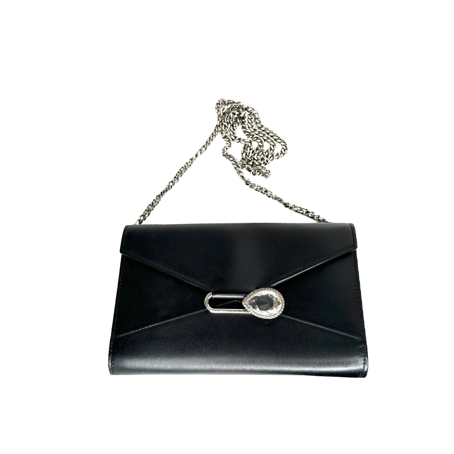 Black Clutch w/Crystal