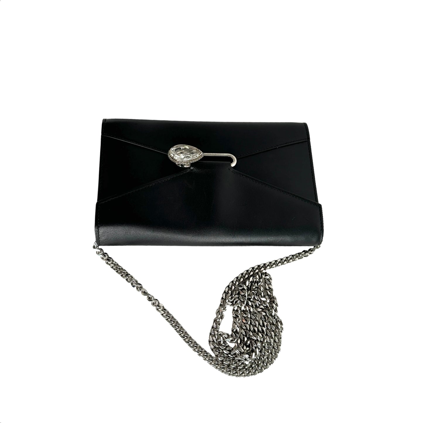 Black Clutch w/Crystal