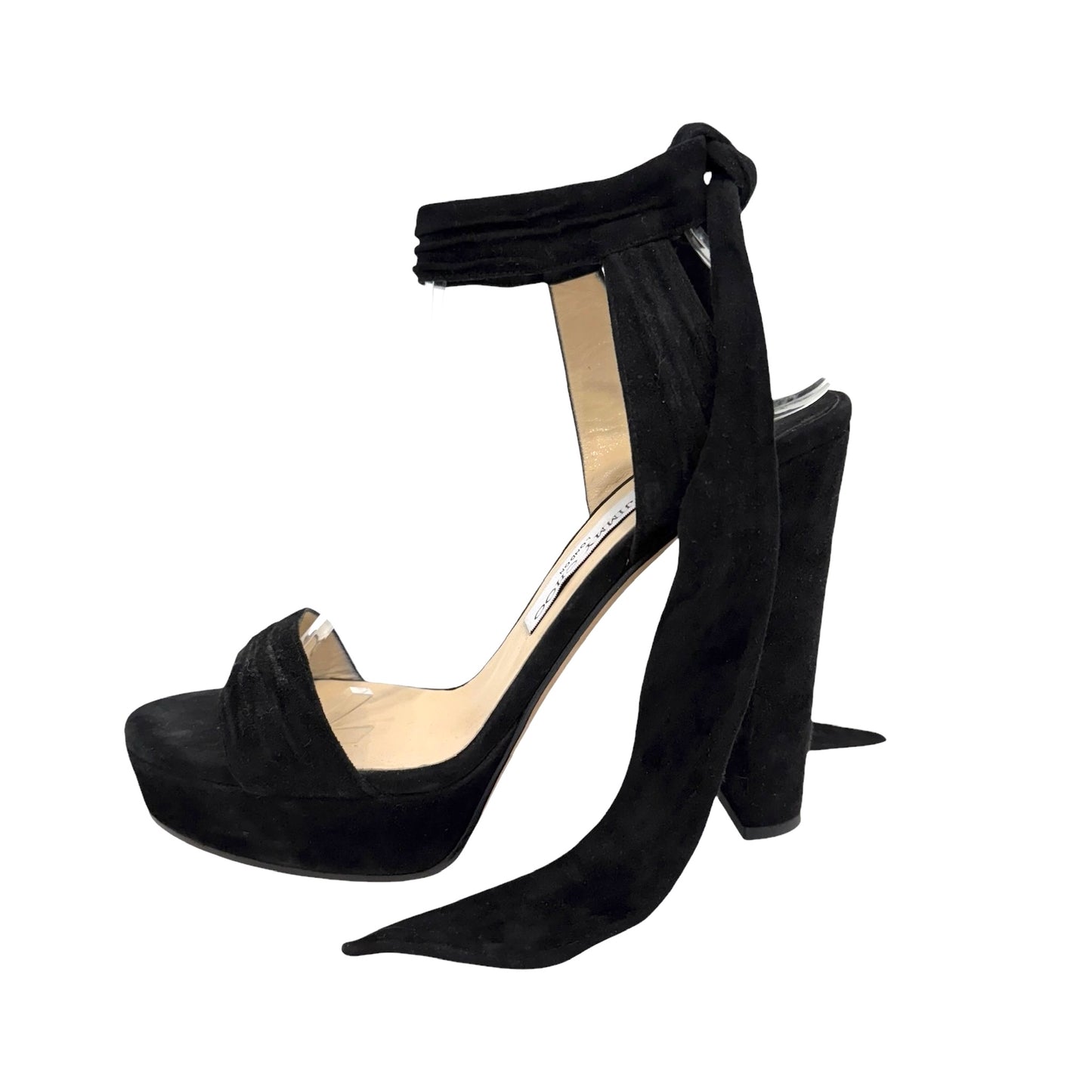 Black Suede Heels - 10