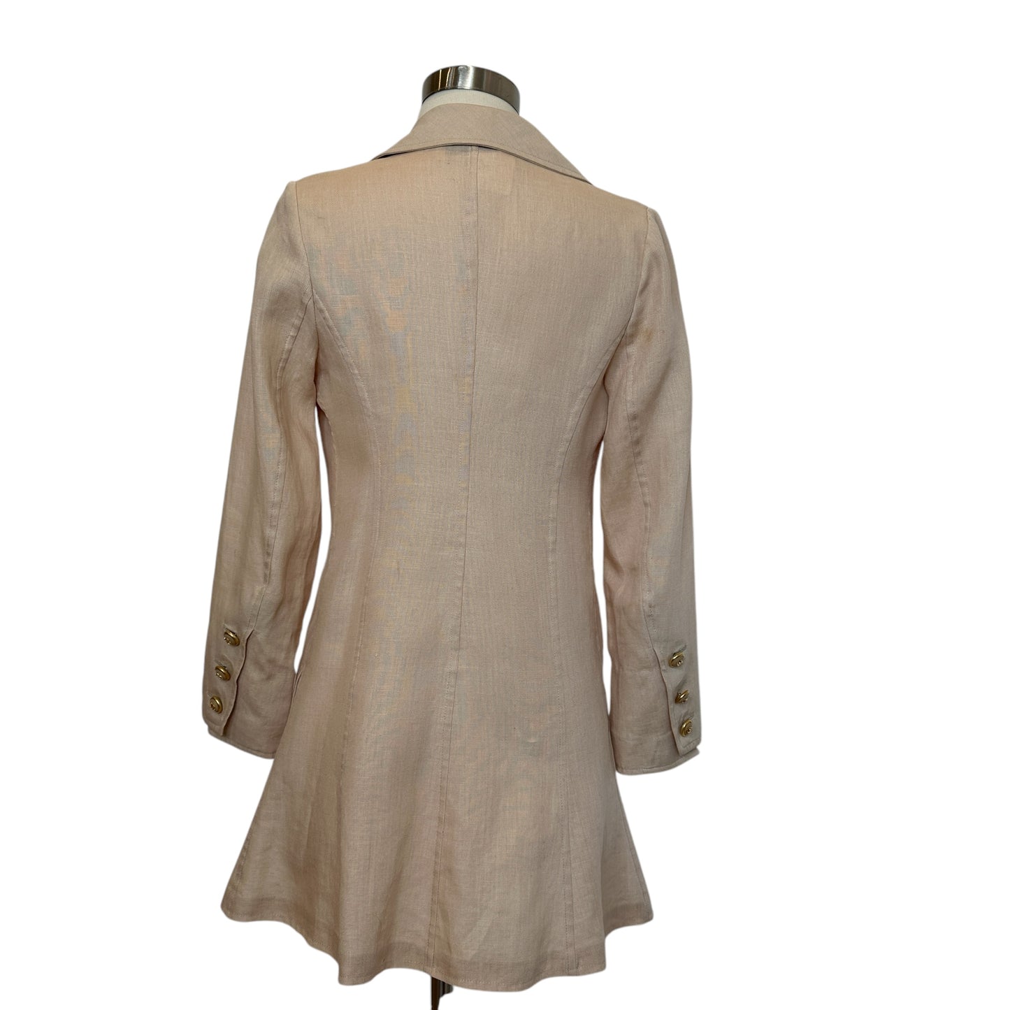 Beige Linen Blazer - S