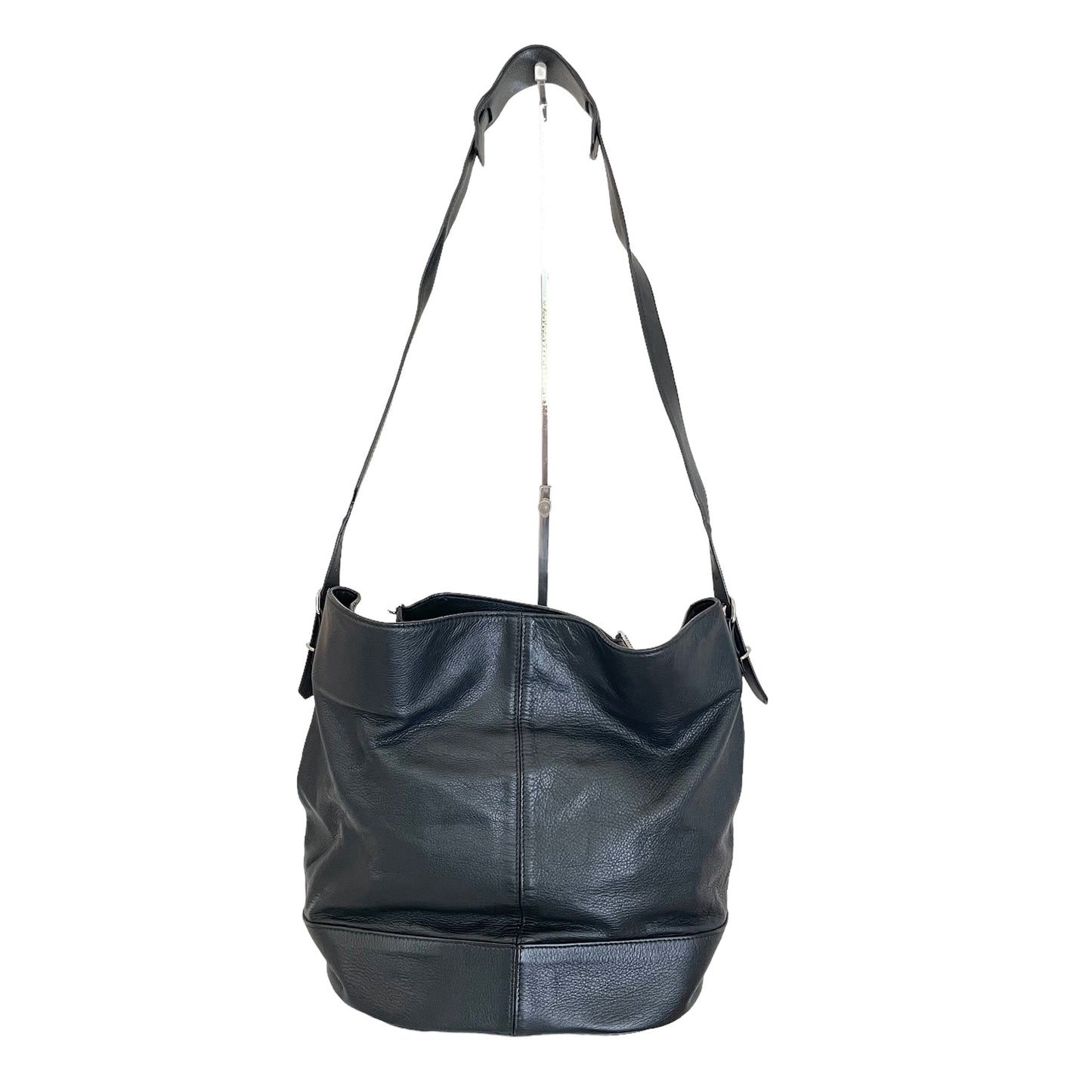 Black Papier Crossbody Bag