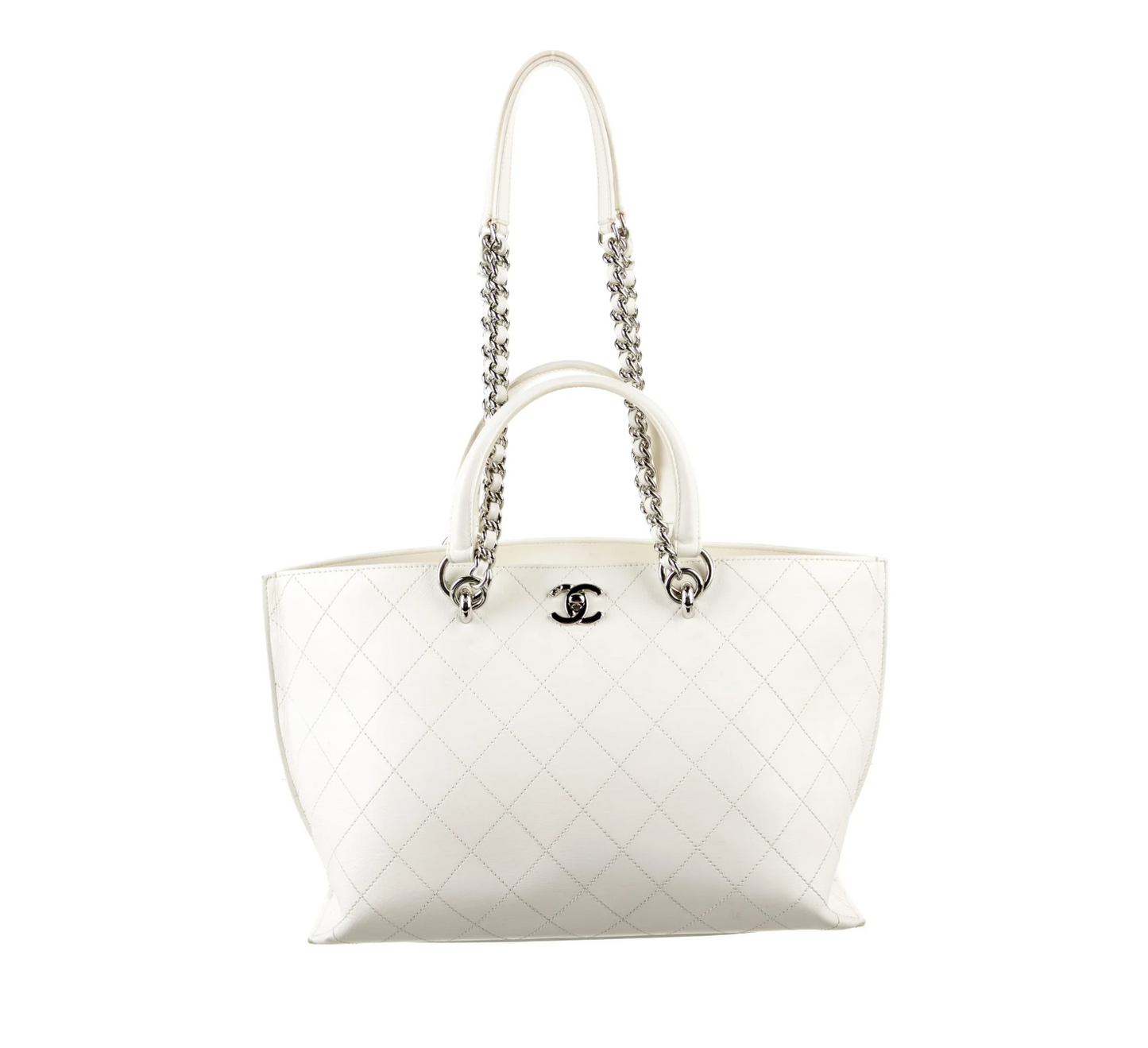 Chanel White Ring Tote