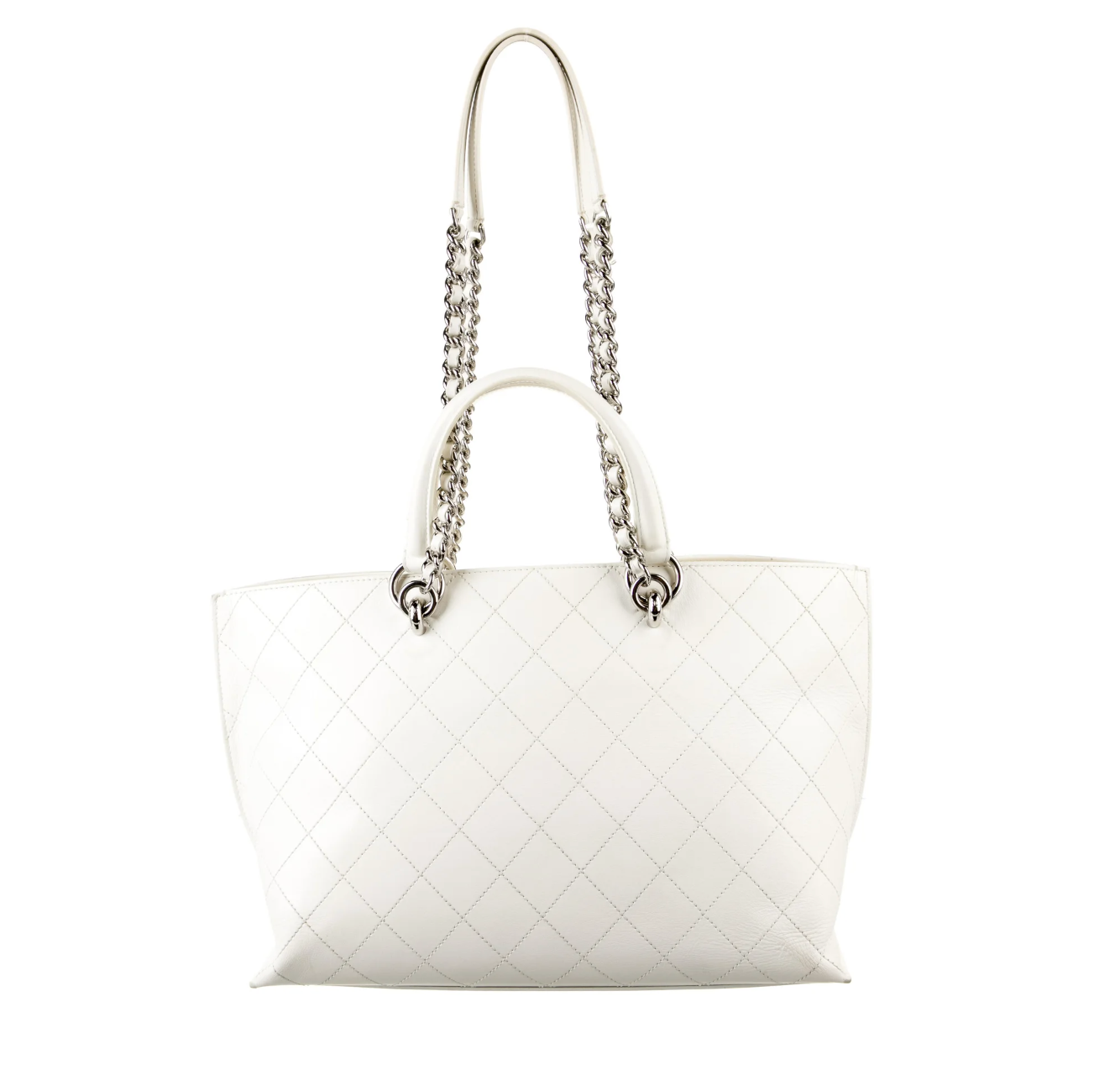 Chanel White Ring Tote