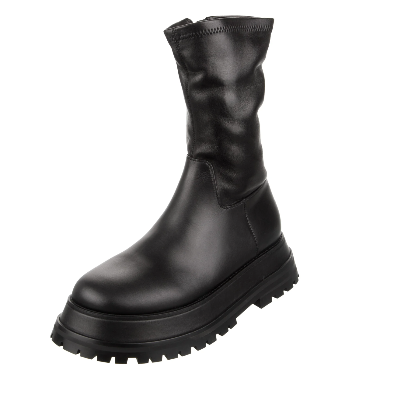 Black Combat Boots - 8.5