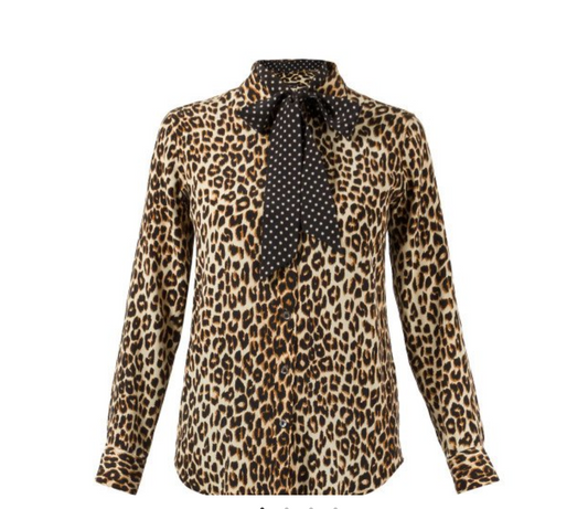 Kate Moss Leopard Shirt - XS