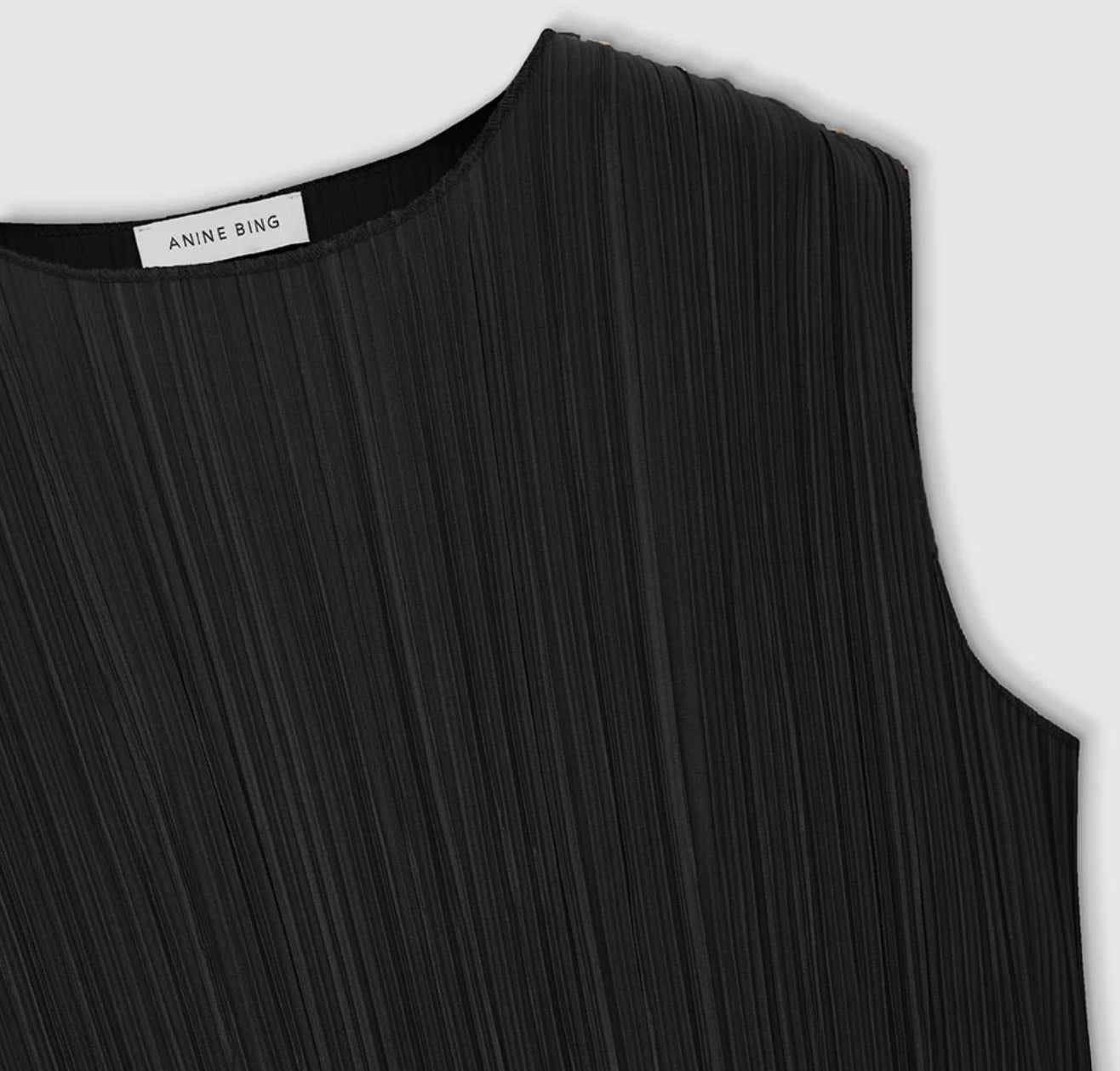 Black Crinkled Dress - S