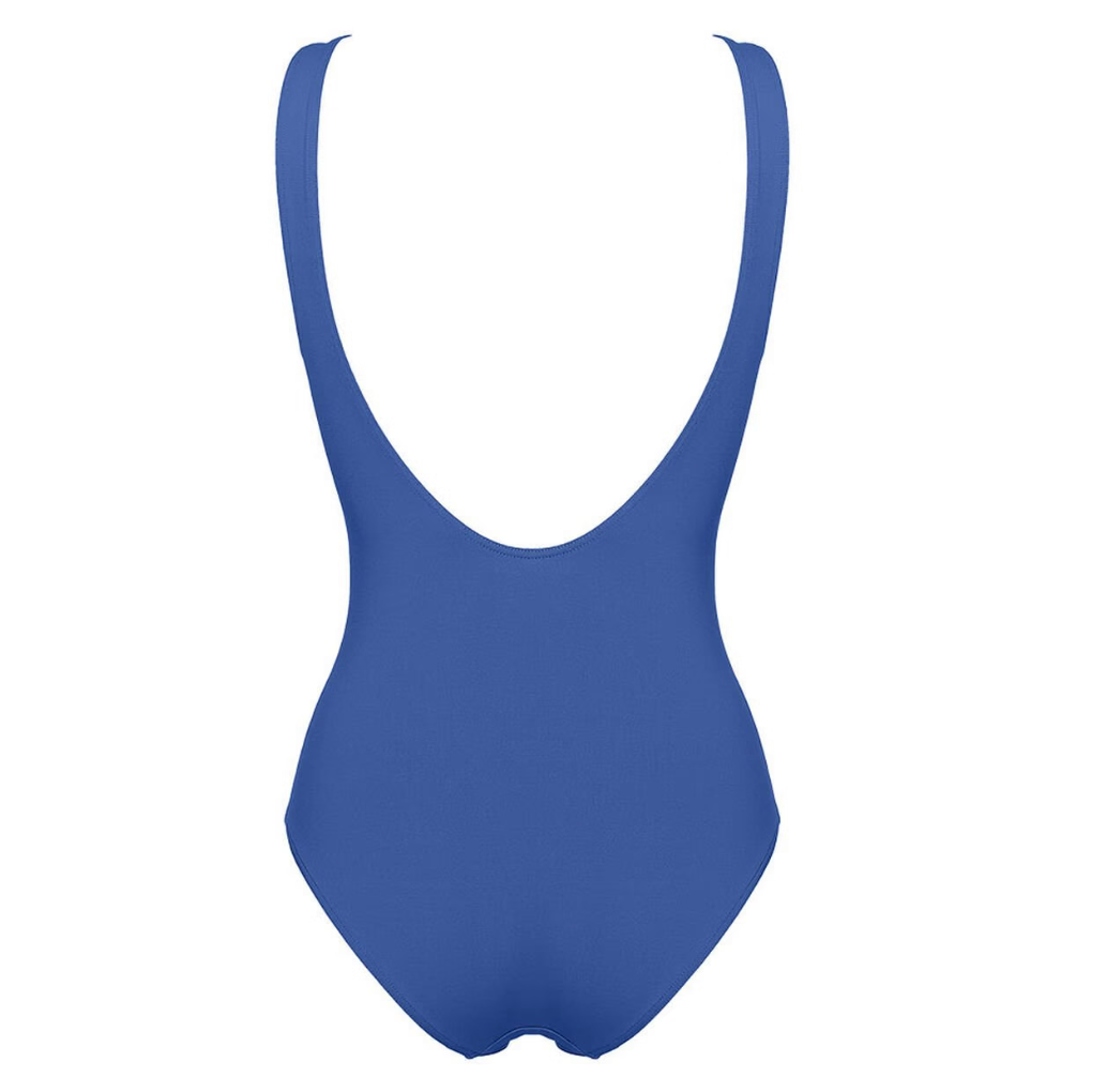 Blue One-Piece Swimsuit - M