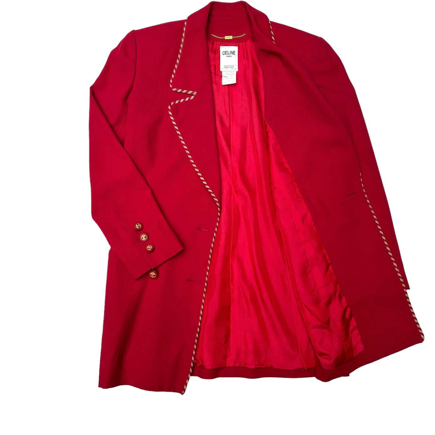 Red Vintage Blazer - S