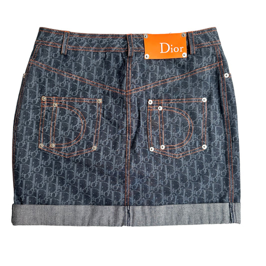 Vintage Logo Denim Skirt - 6