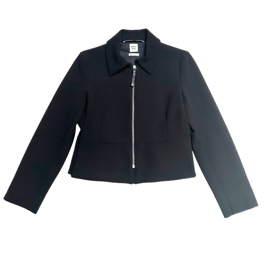 Black Wool Jacket - S