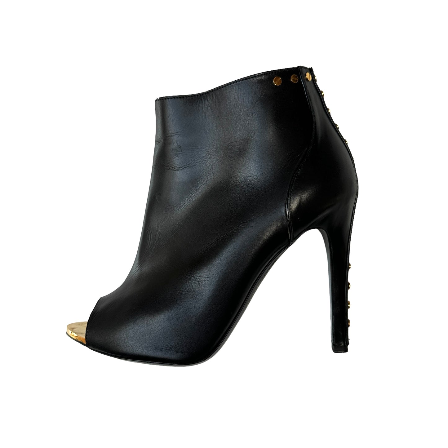 Black & Gold Heels - 8.5