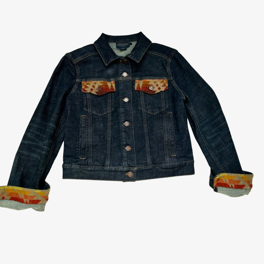 Dark Wash Denim Jacket - XS