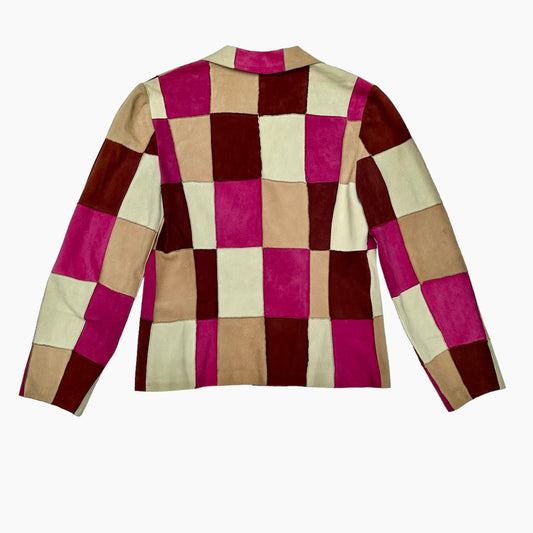 Suede Patchwork Jacket - M