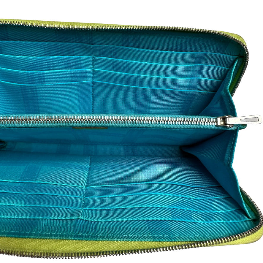 Lime Silk-In Classic Wallet