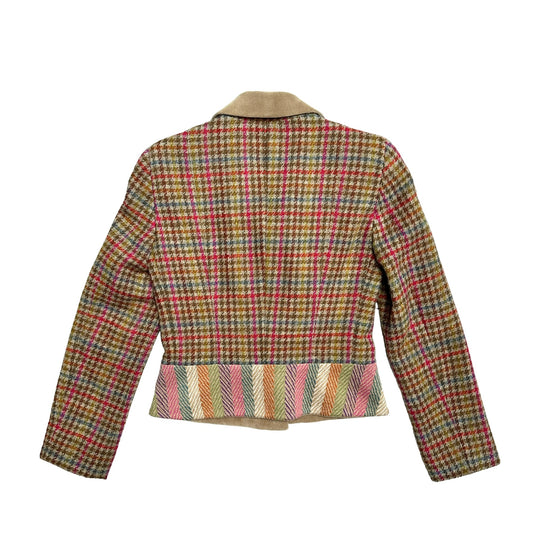 Herringbone Multicolor Blazer - M