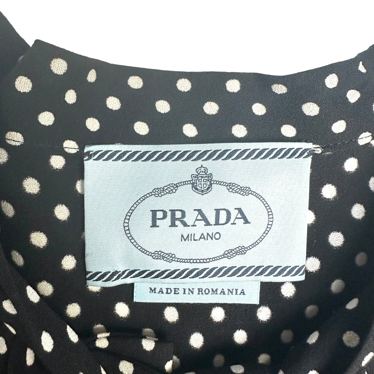 Black & White Polka Dress - M