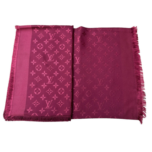 Monogram Silk Shawl