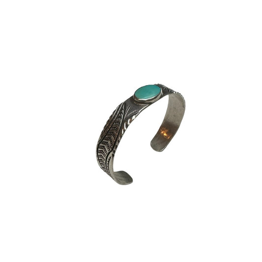 RRL Turquoise Silver Cuff