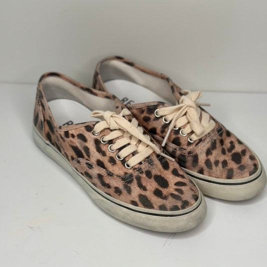 Leopard Print 70s Low Skate Sneakers - 7.5