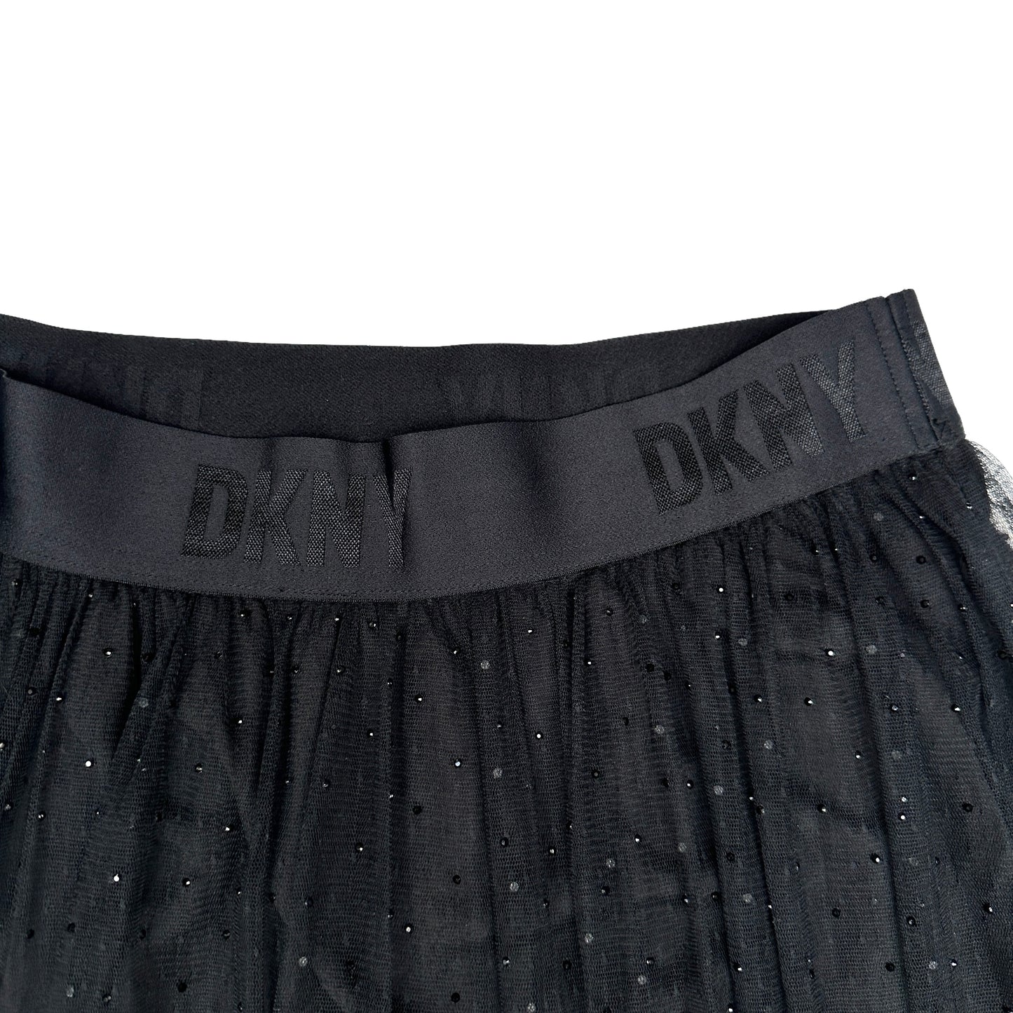 Black Tulle Skirt w/Crystals - M