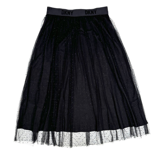 Black Tulle Skirt w/Crystals - M