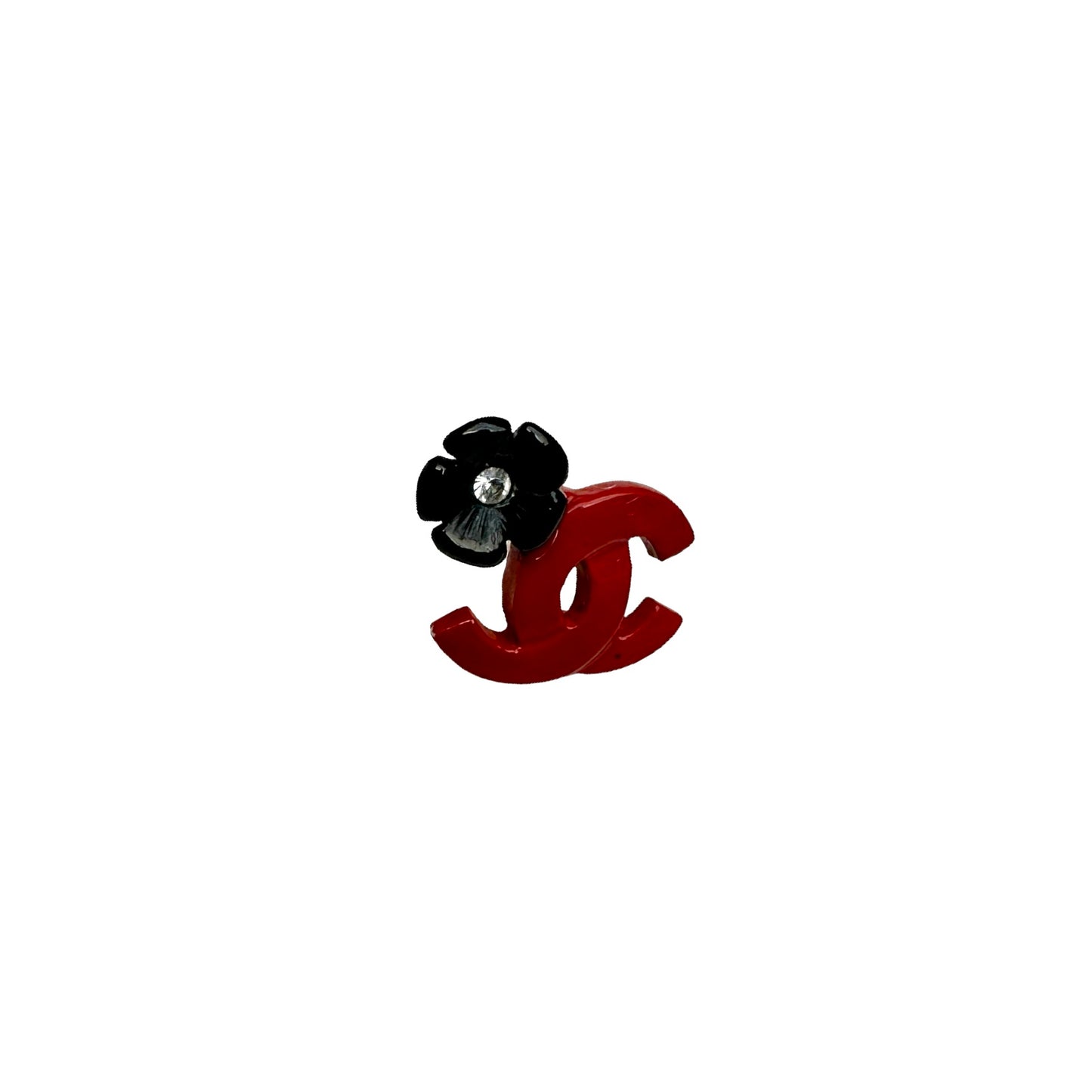 Red Logo Ear Studs