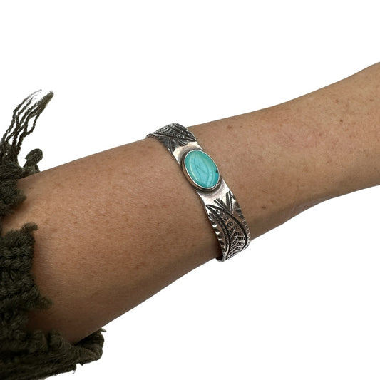 RRL Turquoise Silver Cuff