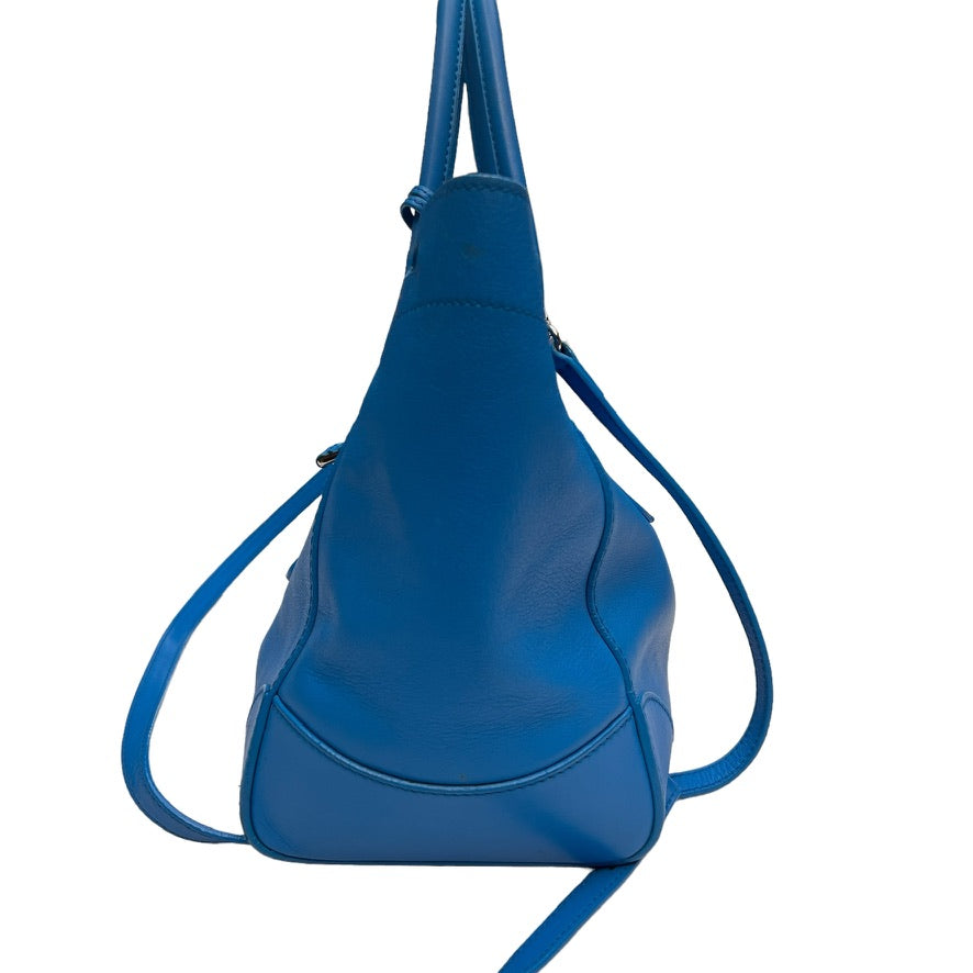 Blue Leather Ricky Handbag