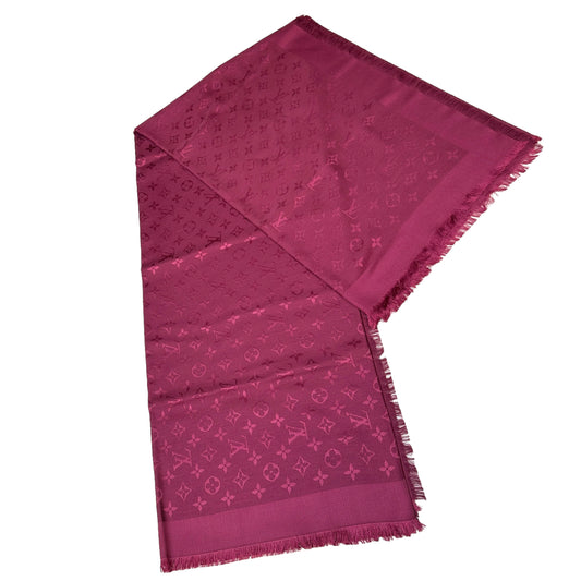 Monogram Silk Shawl