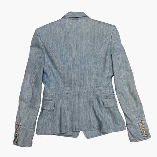 Blue Denim Blazer - M